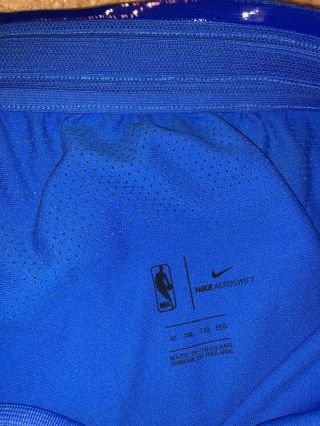 Nike AeroSwift Vapor OKC Oklahoma City Thunder Basketball Authentic Game Shorts 7