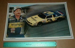 Dale Earnhardt Wrangler 1986 - 1987 Chevrolet Monte Carlo Photo - Graphics Placemat