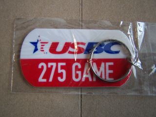 Usbc United States Bowling Congress 275 Game Key Ring Award