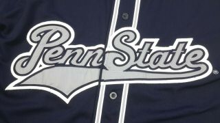 Colosseum Mens Penn State Nittnay Lions Navy Blue Stitched Baseball Jersey XL 2