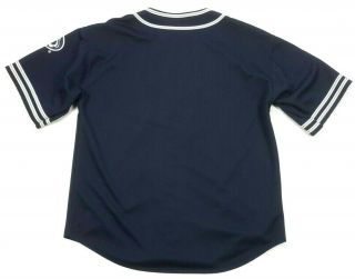 Colosseum Mens Penn State Nittnay Lions Navy Blue Stitched Baseball Jersey XL 5
