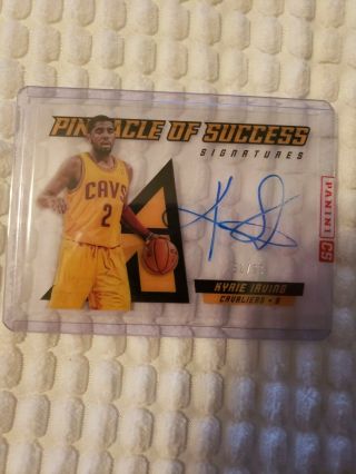 Kyrie Irving 2013 - 14 Pinnacle Of Success Auto /99 Redemption Cavs 