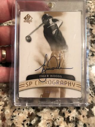 Tiger Woods Sp Authentic Chirography Auto 2/25 Goat