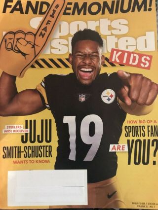 Sports Illustrated For Kids - August 2019 - Steelers - Juju Smith - Schuster