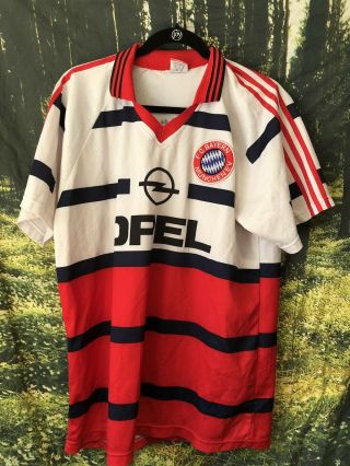 Bayern Munchen Munich 1998/1999/2000 Vintage Away Football Shirt Jersey Large