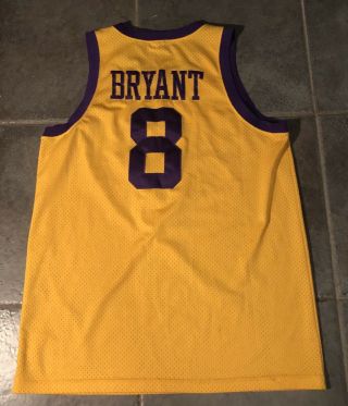 Los Angeles Lakers Kobe Bryant Retro 1957 Nike Jersey Sz L All Stitched