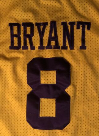 Los Angeles Lakers Kobe Bryant Retro 1957 Nike Jersey Sz L All Stitched 4