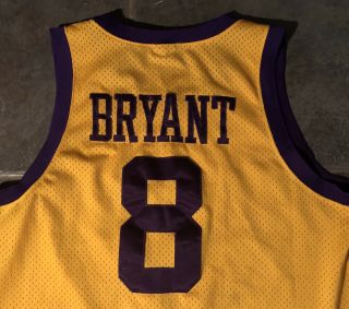 Los Angeles Lakers Kobe Bryant Retro 1957 Nike Jersey Sz L All Stitched 8