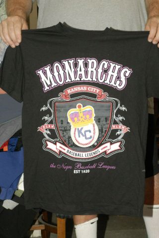 Kansas City Monarchs Negro League Baseball T Shirt Med Museum Est 1920