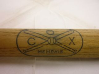 Vintage Memphis Souvenir Mini Small Baseball Bat 19 1/2 " Little Fella 