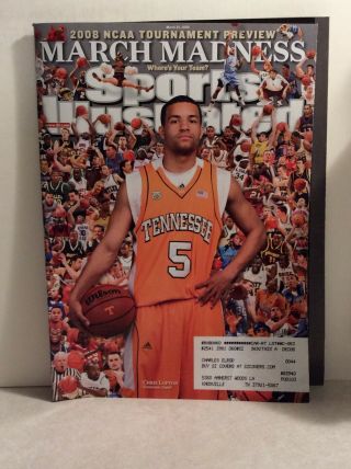 Sports Illustrated - March 24,  2008 - Ncaa Tournament Preview - Chris Lofton