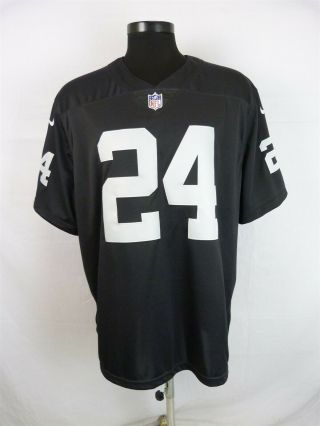 Nike Nfl Oakland Raiders 24 Marshawn Lynch Limited Edition Football Jersey 3xl