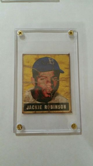 1948 Leaf Jackie Robinson Rc 79 Baseball Card
