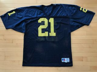 Vintage Michigan Wolverines Desmond Howard Russell Authentic Jersey 90 