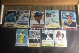 1979 Topps Complete Baseball Card Set (1 - 726) Exmt Ozzie,  Brett,  Jackson,  Ryan