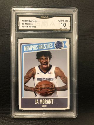 Ja Morant Rookie Rc 2019 Memphis Grizzlies 