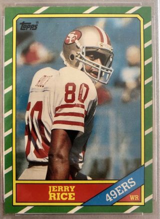 1986 Topps Jerry Rice RC Rookie PSA 9 SF 49ers Centered HOF 2