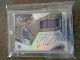 2018 - 19 Panini Spectra Marvin Bagley Iii Rookie Jersey Autograph Auto /299 Rc