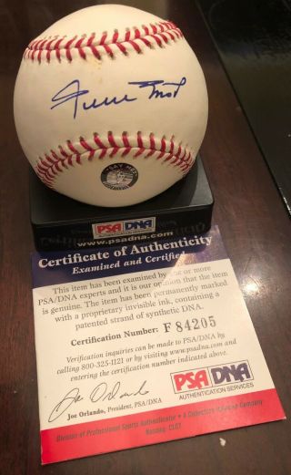 San Francisco Giants Willie Mays Autographed Baseball Psa/dna F84205