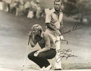 Arnold Palmer,  Jack Nicklaus Signed 11x14 Photo (golf) Authentic Autograph /
