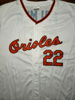 Baltimore Orioles Mlb Baseball Jersey For Hall Of Famer Palmer 22 Adult Xl White