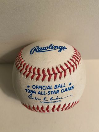 1984 San Francisco All Star Game Baseball Signed By Game Mvp Gary Carter.