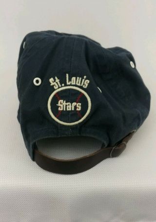 St.  Louis Stars Negro League Baseball Navy Hat Adjustable Cap Blue Marlin Cotton 2