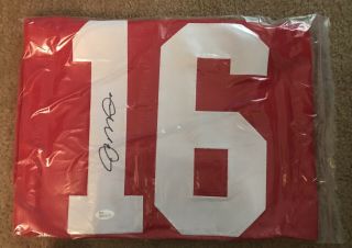 Joe Montana Signed San Francisco 49ers Nfl Custom Jersey Autographed Auto