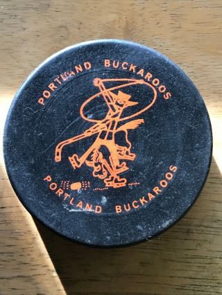 1945 Portland Buckaroos Portland Winter Hawks Seattle Thunderbird Hockey Pucks