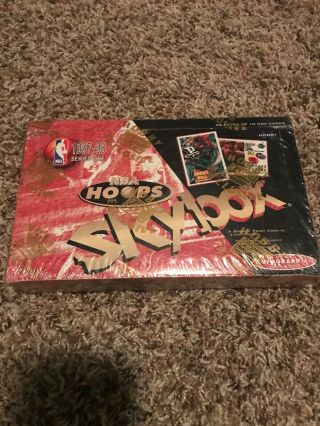 1997 - 98 Skybox Nba Hoops Series 1 Hobby Box - 36 Packs - Basketball -