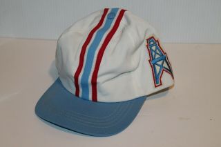 Houston Oilers Helmet Hat Retro Vintage Adjustable Snapback 80s Annco