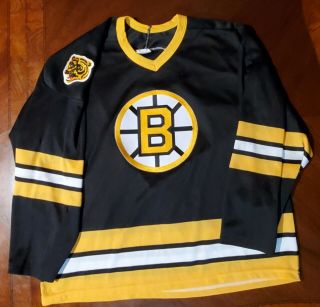 Vintage Ccm Boston Bruins Hockey Jersey Mens Size Large