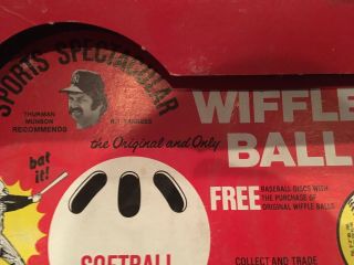 York Yankees 1970s Empty Wiffle Ball Box (munson)