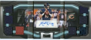 Mitchell Trubisky /25 Auto Rc Rpa Patch Vault Rc 2018 Panini Playbook Autograph