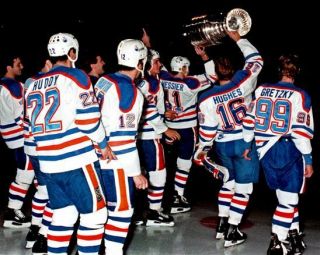 Edmonton Oilers 1985 Stanley Cup Champions 8x10 Photo