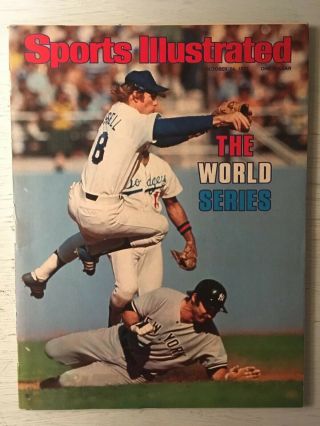 1977 The World Series York Yankees Dodgers Sports Illustrated Label Removed