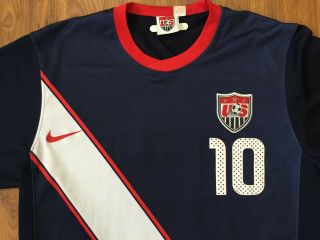 Team USA Landon Donovan 10 USMNT Nike Soccer Football Futbol Size Large Jersey 2