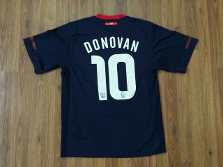 Team USA Landon Donovan 10 USMNT Nike Soccer Football Futbol Size Large Jersey 5