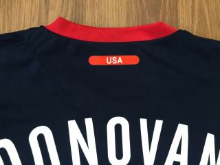 Team USA Landon Donovan 10 USMNT Nike Soccer Football Futbol Size Large Jersey 7