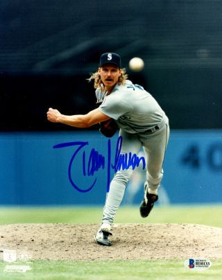 Randy Johnson Autographed Signed 8x10 Photo Seattle Mariners Beckett H10133