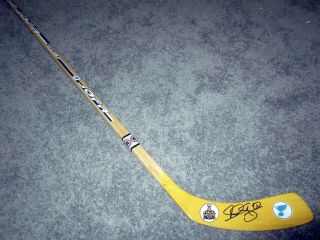 Alex Steen St.  Louis Blues Autographed Signed Hockey Stick W/ Stanley Cup 19