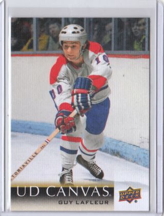 18/19 Upper Deck Series 2 Canvas Retired 254 Guy Lafleur - Montreal Canadiens