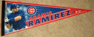 2005 Chicago Cubs Aramis Ramirez Baseball Full Sized Player Pennant