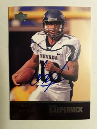 Colin Kaepernick 2011 Ud College Legends Rc On Card Auto
