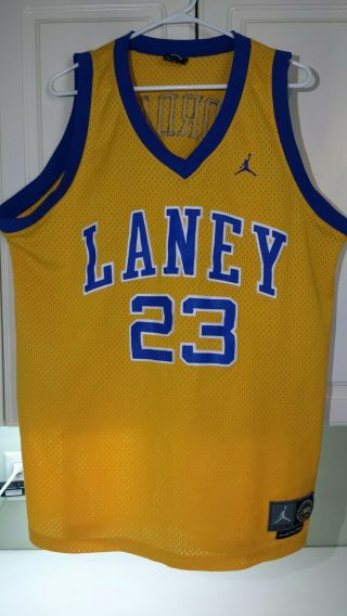 Michael Jordan 1980 Laney High School Basketball Jersey 23 Size Xl