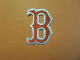 Boston Red Sox - B Red & White Embroidered Iron On Patches 2 X 2 - 7/8
