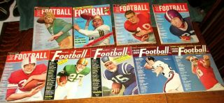 Street & Smiths College Football Yearbook Group Of (9) Nine