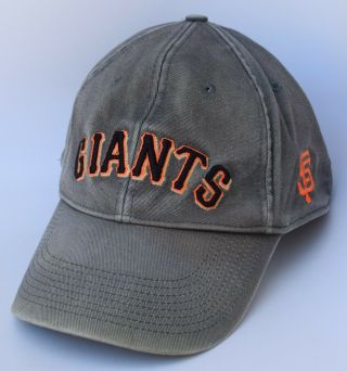 Sf San Francisco Giants Mlb Nike Baseball Cap Hat One Size Stretch Fit Gray