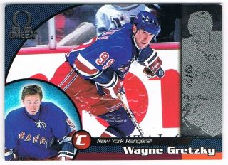 1998 - 99 Pacific Omega Opening Day Issue Parallel 156 Wayne Gretzky 06/56