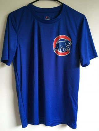 Kris Bryant 17 Chicago Cubs Majestic Cool Base Shirt Size Xl Extra Large